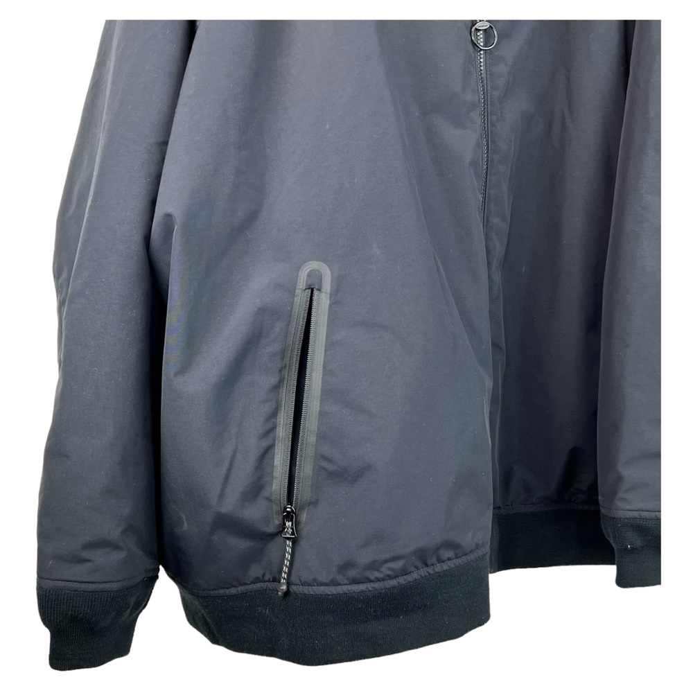 LANDS’ END Classic Squall Jacket Mens Big Tall 4XLT Black - Picture 5 of 11